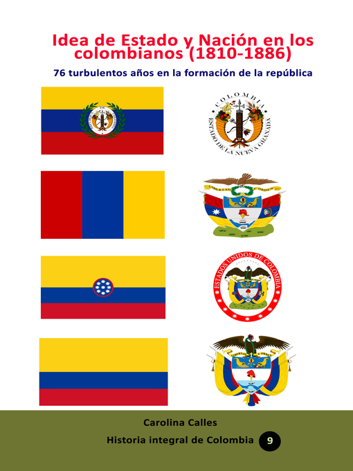 Cover image for Idea de Estado y Nación en los colombianos (1810-1886) 76 turbulentos años en la formación de la república colombiana